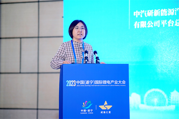 中汽研新能源汽車檢驗中心（天津）有限公司平臺總監 教授級高工王煒娜：動力電池多尺度、全層級測評分析技術